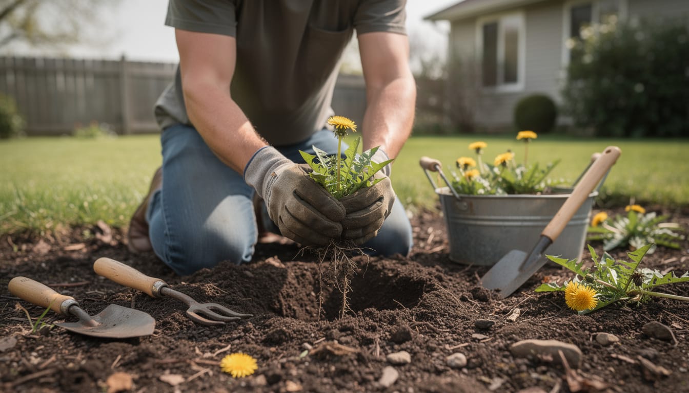 découvrez un désherbant naturel puissant qui élimine en profondeur les racines indésirables, pour un jardin propre et sain sans produits chimiques.