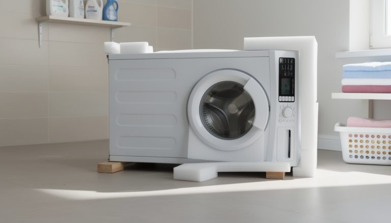 découvrez si vous pouvez coucher une machine à laver sans risque et les précautions à prendre pour éviter tout dommage lors du transport ou du déplacement.