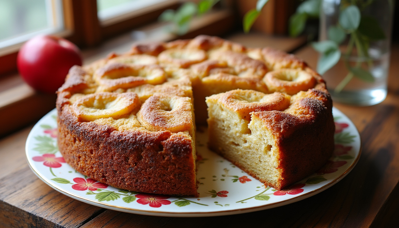 découvrez la recette facile de gâteau aux pommes de julie andrieu, un dessert gourmand et simple à réaliser pour toutes les occasions.