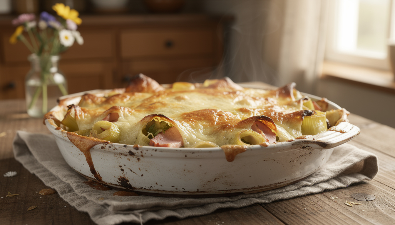 Poireaux au jambon : recette facile et savoureuse à découvrir découvrez notre recette facile et savoureuse de poireaux au jambon, un plat traditionnel parfait pour un repas rapide et gourmand.