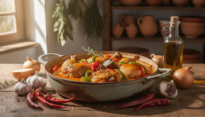 découvrez la recette authentique du poulet basquaise de ma grand-mère, un plat traditionnel savoureux et facile à préparer, parfait pour régaler toute la famille.