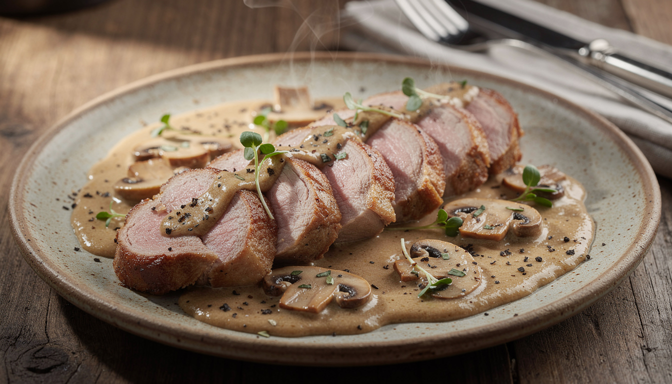découvrez comment préparer et cuire un filet mignon à la crème et aux champignons, une recette savoureuse et facile à réaliser pour un repas gourmand.